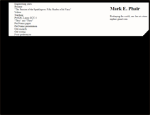 Tablet Screenshot of markephair.com